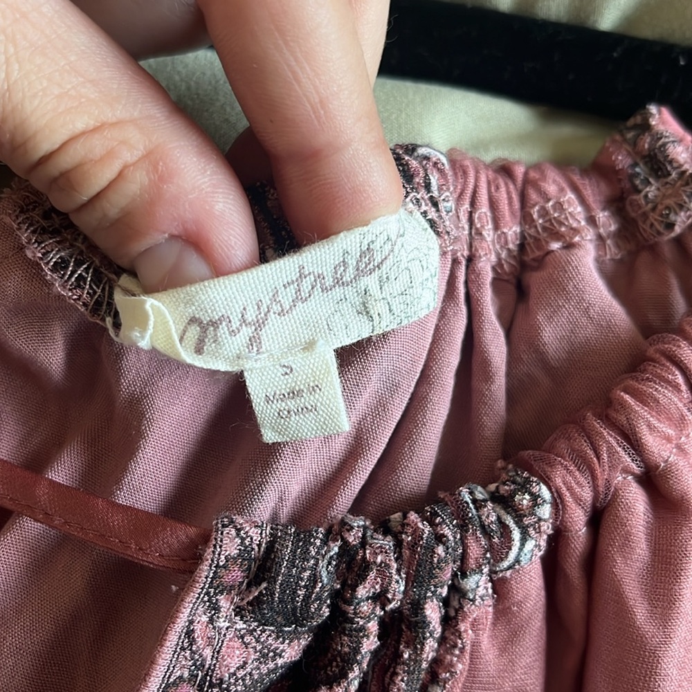 Pink Paisley flowy Dress - Picture 6 of 6